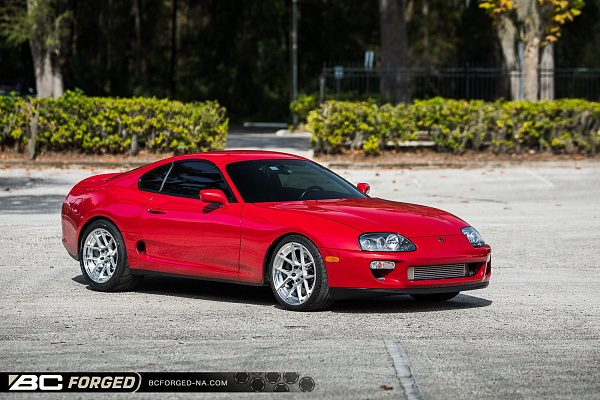 Фото дисков BC Forged HCA381 Глянцевый лак на Toyota Supra A80