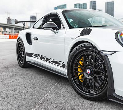 Фото дисков HRE 300 на Porsche 911 VII