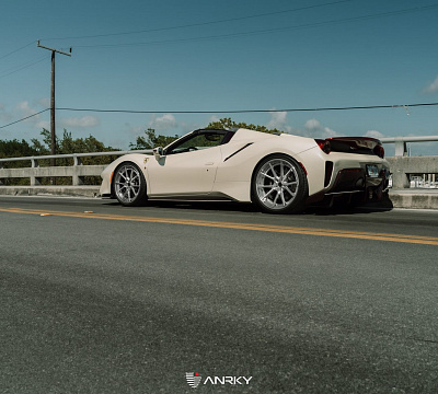 Фото дисков Anrky AN32 на Ferrari 488