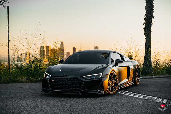 Фото дисков Vossen EVO-3R Глянцевый темный лак на Audi R8 (4S)