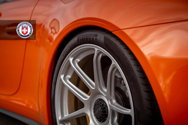 Фото дисков HRE RC104 Сатиновый лак на Porsche 911 VII