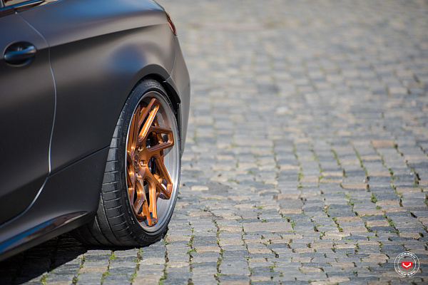 Фото дисков Vossen CG-209T (3-Piece) Глянцевая медь на Mercedes-Benz C-Class (W205)