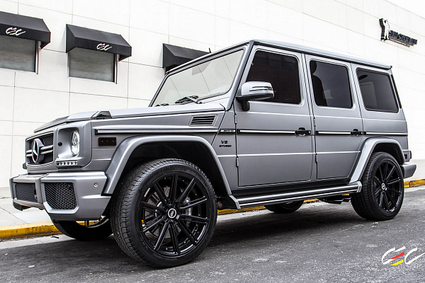 Фото дисков CEC C25 Черный сатин на Mercedes-Benz G-Class II