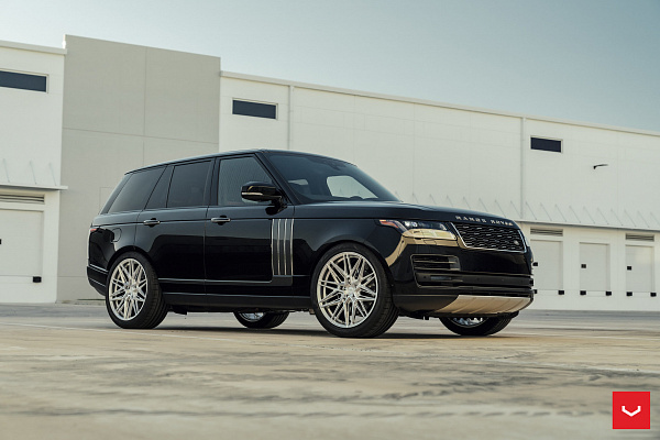 Фото дисков Vossen HF-7 Серебро на Range Rover IV