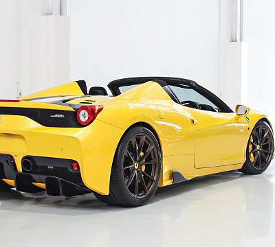 Фото дисков HRE P204 на Ferrari 458