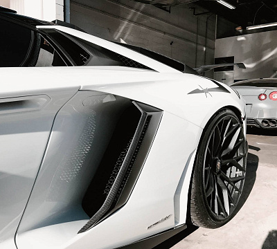 Фото дисков Brixton Forged PF10 на Lamborghini Aventador