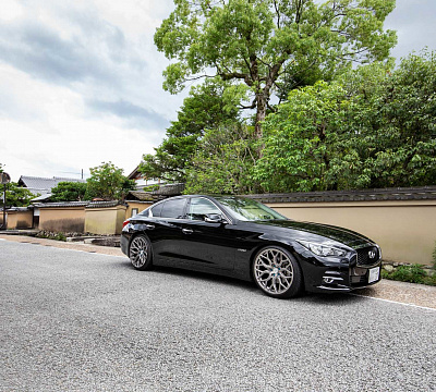 Фото дисков Vossen HF-2 на Infiniti Q50