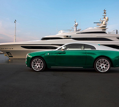 Фото дисков Mansory V.6 на Rolls-Royce Wraith
