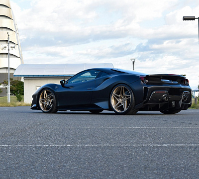 Фото дисков Anrky S1-X3 на Ferrari 488