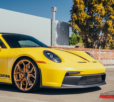 Фото дисков Vossen EVO-3R на Porsche 911 VIII