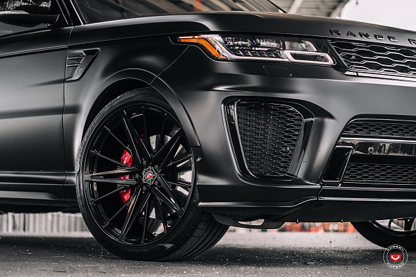 Фото дисков Vossen M-X6 Черный глянец на Land Rover Range Rover Sport II