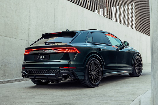 Фото дисков Brixton Forged VL4 Сатиновый темный лак на Audi Q8