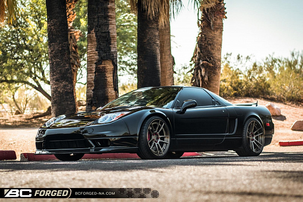 Фото дисков BC Forged HCA163 Сатиновая бронза на Acura NSX I