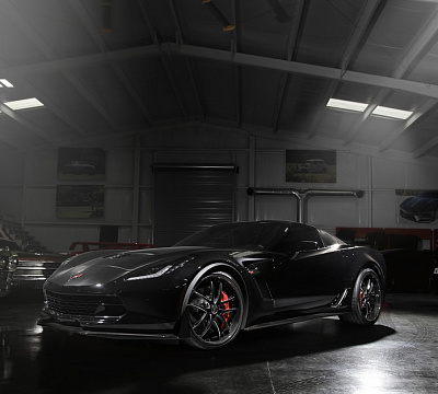 Фото дисков Savini SV40 на Chevrolet Corvette C7