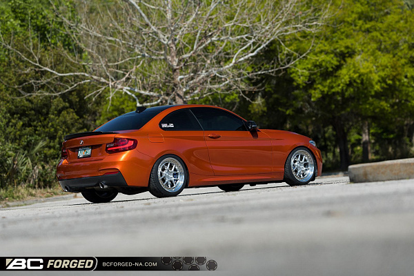 Фото дисков BC Forged LE52 // MLE52 Глянцевый лак на BMW 2/M2 (F22/F87)