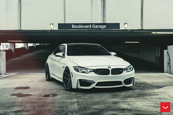 Фото дисков Vossen HF-5 Сатиновый графит на BMW 4/M4 (F32/F82)