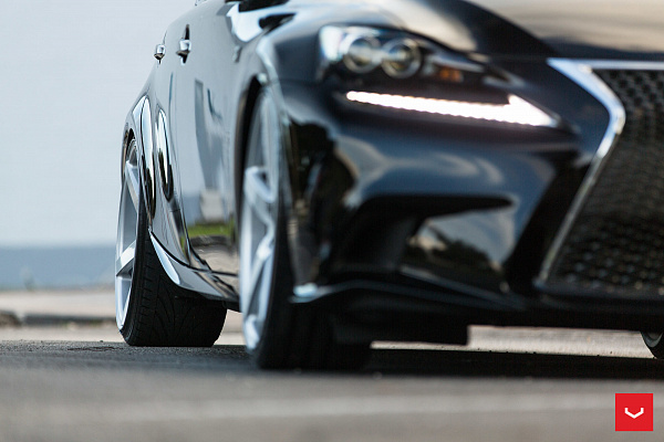 Фото дисков Vossen CV3 Серебро на Lexus IS II