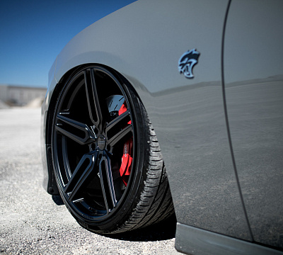 Фото дисков Vossen HF-1 на Dodge Charger VII