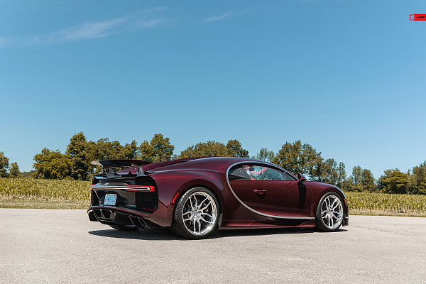 Фото дисков Anrky AN11 Полированный лак на Bugatti Chiron