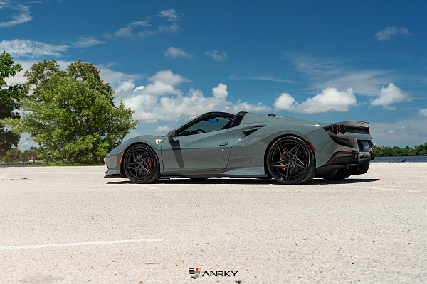 Фото дисков Anrky S3-X3 Черный глянец на Ferrari F8