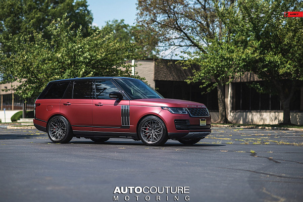 Фото дисков Anrky S3-X1 Сатиновый графит на Range Rover IV