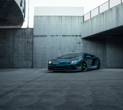 Фото дисков Brixton Forged TR05 на Lamborghini Aventador