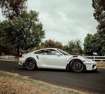 Фото дисков Brixton Forged BF01 на Porsche 911 VII