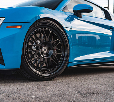 Фото дисков HRE 540C на Audi R8 (4S)