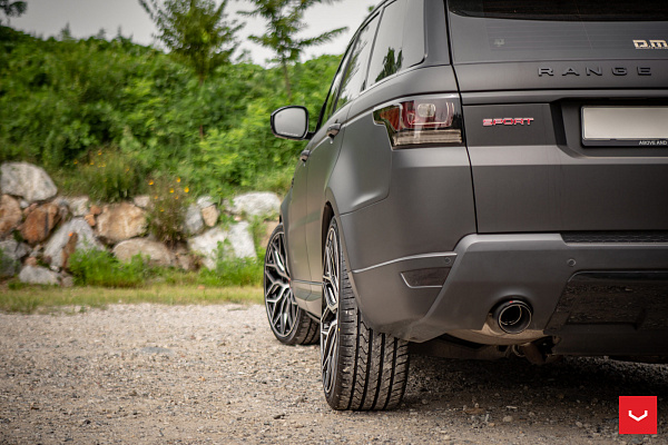Фото дисков Vossen HF-2 Алмазная проточка на Range Rover Sport II