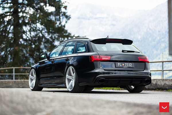 Фото дисков Vossen CV3 Серебро на Audi A/RS 6 (C7)