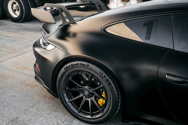 Фото дисков Savini SV10 Черный сатин на Porsche 911 VIII