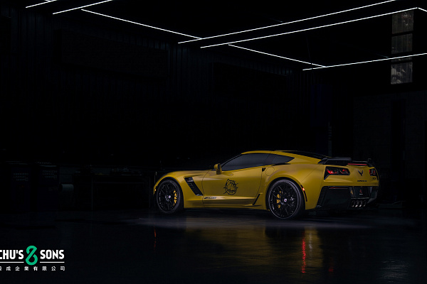 Фото дисков HRE 300M Черный сатин на Chevrolet Corvette C7