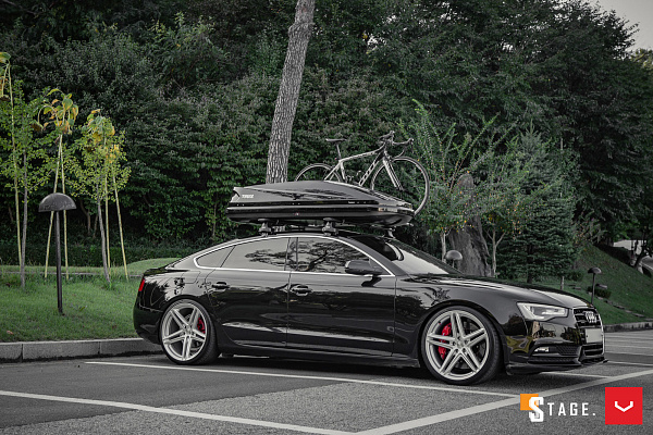 Фото дисков Vossen VFS-5 Серебро на Audi A/S/RS 5 (8T)