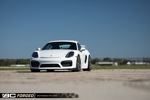 Фото дисков BC Forged RZ10 Матовый графит на Porsche Cayman II