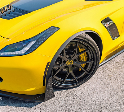 Фото дисков Strasse Wheels SM5R Deep Concave FS на Chevrolet Corvette C7