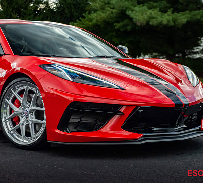 Фото дисков HRE S101SC на Chevrolet Corvette C8