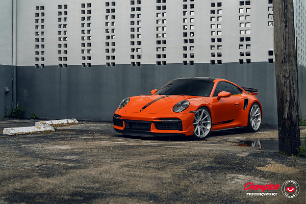 Фото дисков Vossen RS92 Глянцевый лак на Porsche 911 VIII