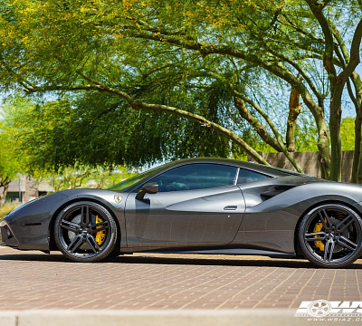 Фото дисков Vossen HF-1 на Ferrari 488