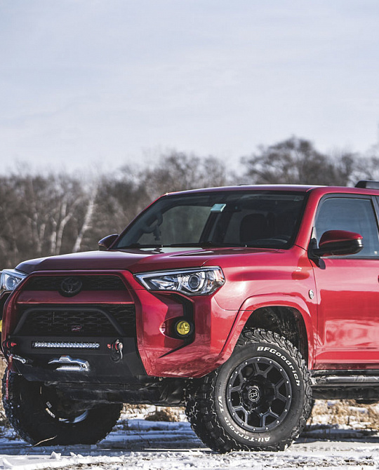Фото дисков OVERLAND Черный сатин на Toyota 4Runner V