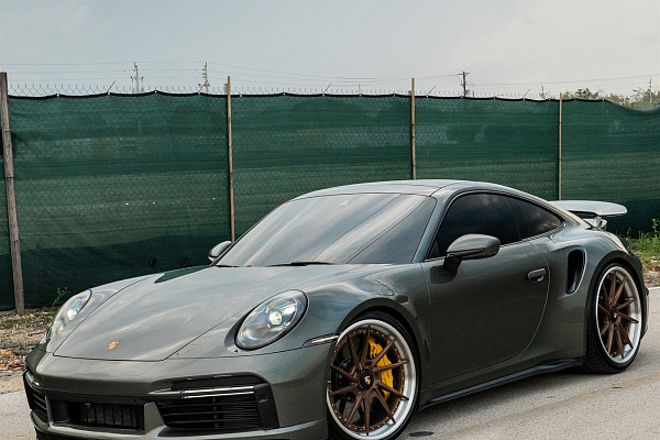Фото дисков Anrky AN33 Сатиновая бронза на Porsche 911 VIII