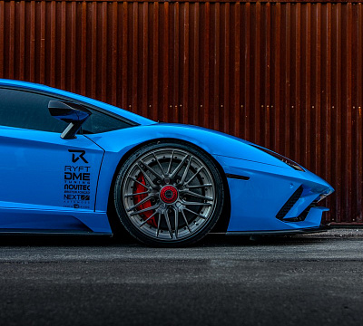 Фото дисков Brixton Forged VL4 на Lamborghini Aventador
