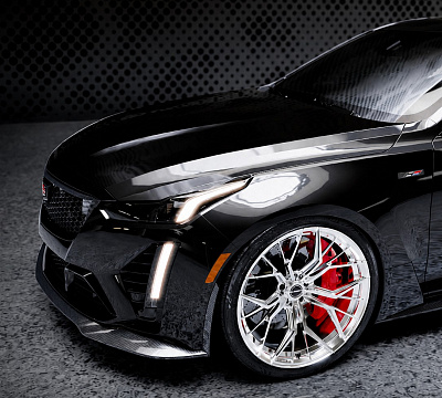 Фото дисков Rusch GT-01 на Cadillac CT5