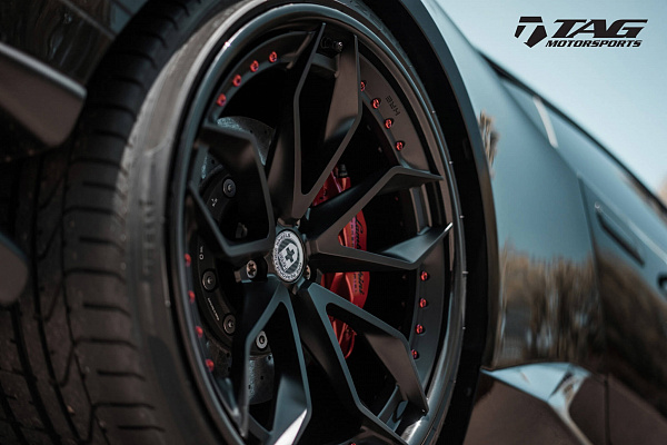 Фото дисков HRE S201 Черный сатин на Lamborghini Huracan