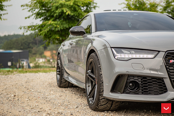 Фото дисков Vossen VFS-5 Глянцевый графит на Audi A/RS 7 (4G)