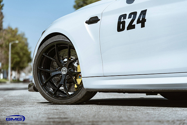 Фото дисков HRE P101 Черный глянец на BMW 2/M2 (F22/F87)