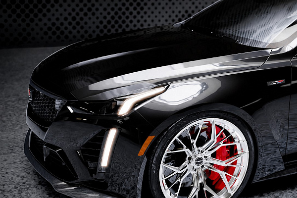 Фото дисков Rusch GT-01 Полированный лак на Cadillac CT5