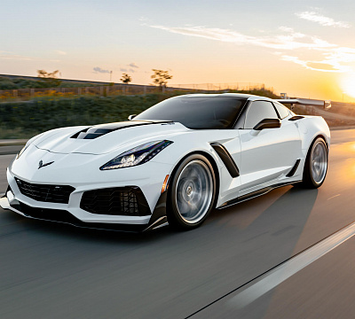 Фото дисков HRE R101 Lightweight на Chevrolet Corvette C7
