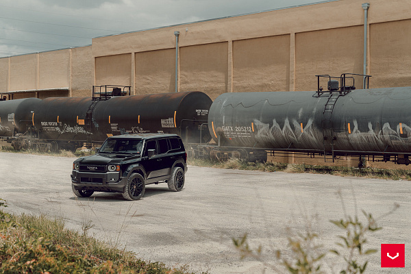 Фото дисков Vossen HF6-5 Черный сатин на Toyota Land Cruiser Prado 250