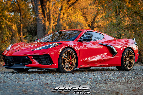 Фото дисков MRR F10 Глянцевая медь на Chevrolet Corvette C8