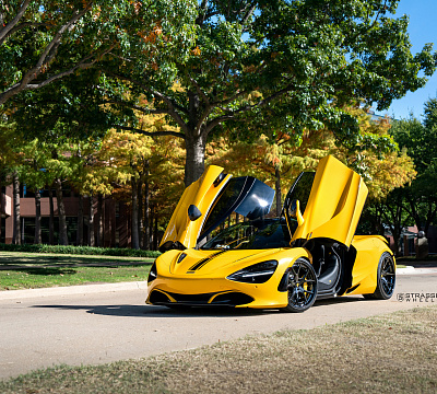 Фото дисков Strasse Wheels SM5R Deep Concave FS на McLaren 720S